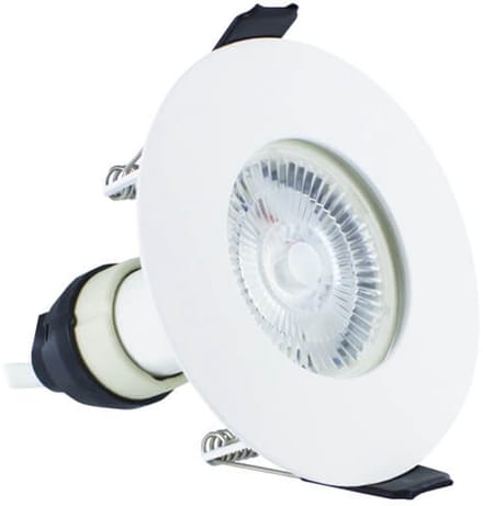 Integral inbouwspot Wit rond IP65 | zaagmaat 7cm | incl. GU10 fitting excl. lichtbron | GU10
