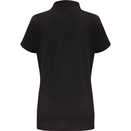 Asquith & Fox Dames/Dames Korte Mouwen Contrast Poloshirt (Zwart / Oranje)
