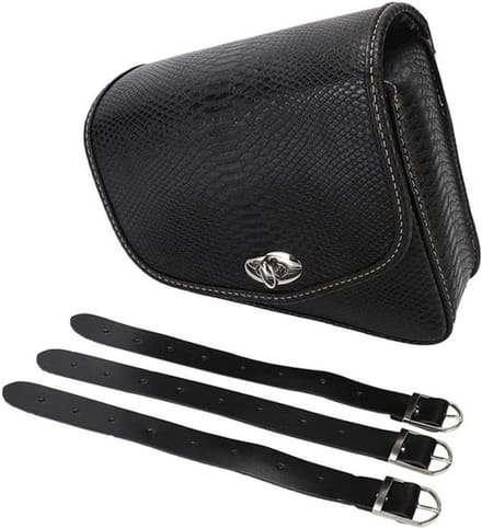 OmGoods - Dailygoody - Pu lederen motorfiets zadeltas - hoge