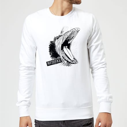 Beetlejuice Barbara Monster Sweatshirt - White - XXL - Wit