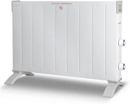 Stijlvolle Wandconvector met 2500W Vermogen en Instelbare Thermostaat
