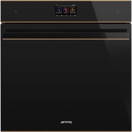 SMEG Traditional pyro Galileo Oven Oven , Dolce Stil Novo, 60 cm, Thermogeventileerd, Zwart, A+, Pyrolyse