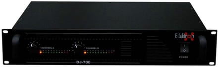 E-Lektron DJ-700 - PA-versterker - 2 x 350 watt - 19 inch rackmodel