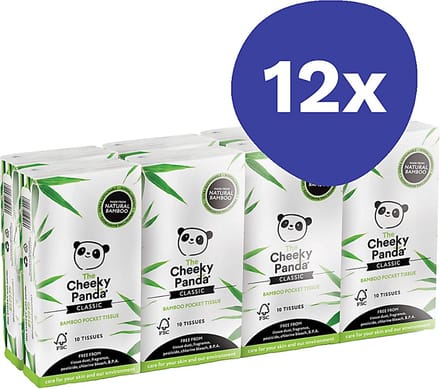 TheÂ CheekyÂ PandaÂ Zakdoeken Bamboe (12x8)