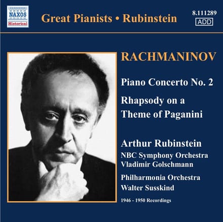 Anton Rubinstein, NBC Symphony Orchestra, Philharmonia Orchestra - Great Pianists: Rubinstein (CD)