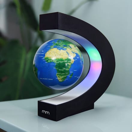 Zwevende magnetische globus met LED-verlichting cadeau voor de baas voor op het bureau