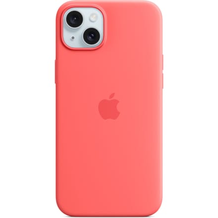 Apple Siliconenhoesje met MagSafe geschikt voor iPhone 15 Plus - Guava