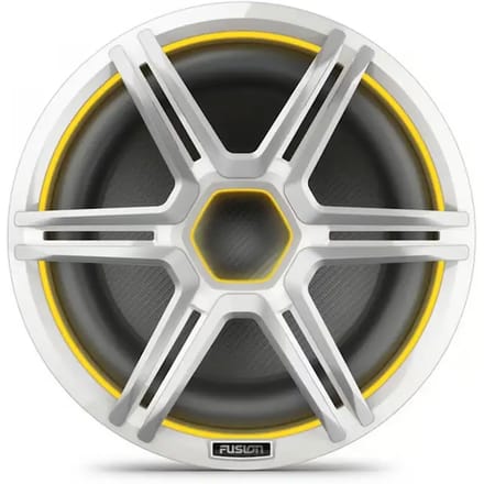 LED-subwoofer met witte grill Sports-editie Fusion Apollo