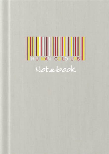 Peleman - Creative Notebook – Human Colours, Kashmir – 14,8 x 21 cm (A5) – zilver
