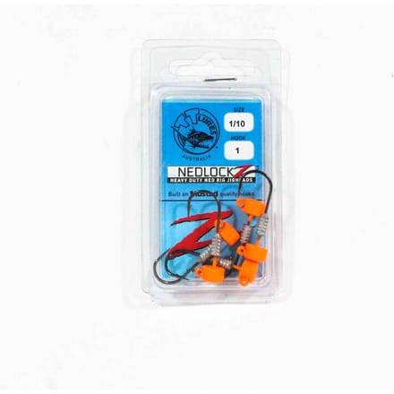 Tackle Tactics TT Nedlockz HD Jighead Oranje 1/10 1 5/pak (7533)