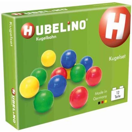 Hubelino Knikkerbaan Knikker - 12 stuks Knikkerbanen