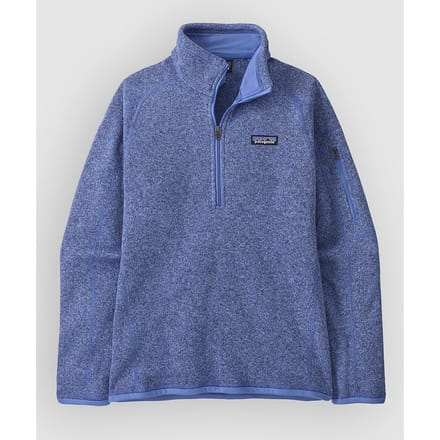 Patagonia Better Sweater 1/4 Half-Zip Fleece Trui blauw
