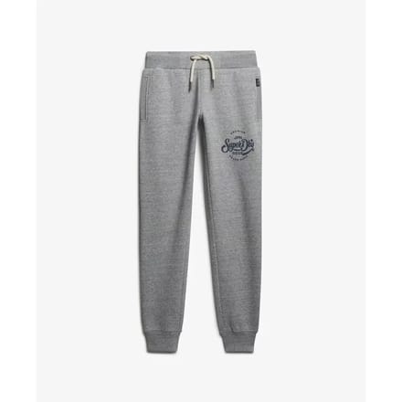 Superdry Premium Script Entry Joggingbroek Grey Grootte: 44