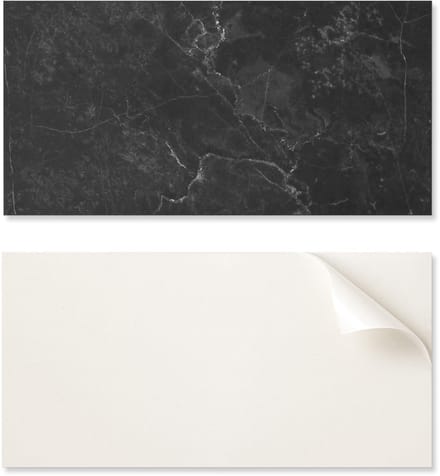 Zelfklevend vinylpaneel met print, 120x60 cm, marmerpatroon met nerven.
