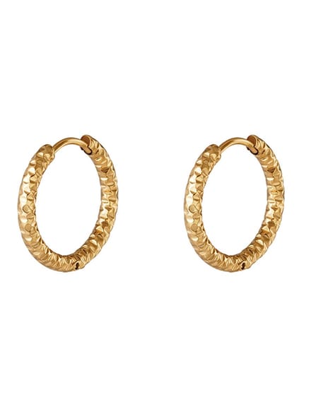 Oorring hoop - goud