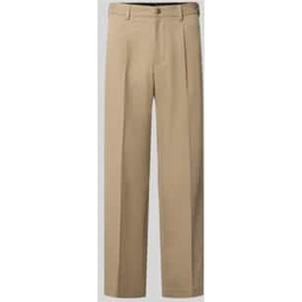 Loose fit bandplooibroek met viscose model '220-LOOSE'