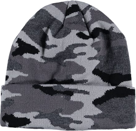 Jongens Muts Zwart-Grijs. Maat: XS