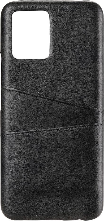 Shop4 - Realme 8 Pro Hoesje - Harde Back Case Cabello met Pasjeshouder Zwart