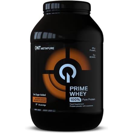 100% isolaat en concentraat van wei-eiwit Chocolade brownie QNT Prime Whey 908 g