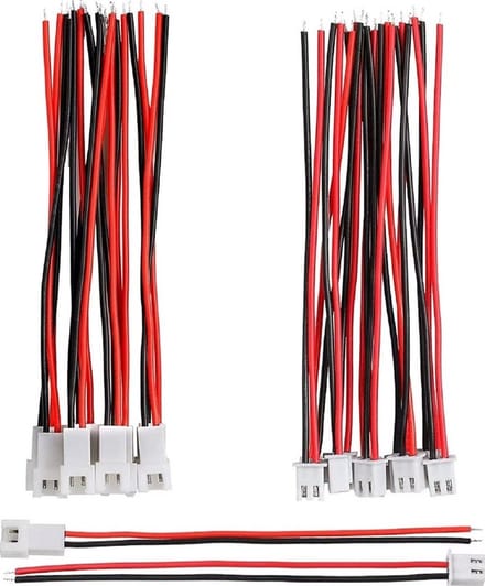 JST 1.25 connector wire kabel 10st - set van 5