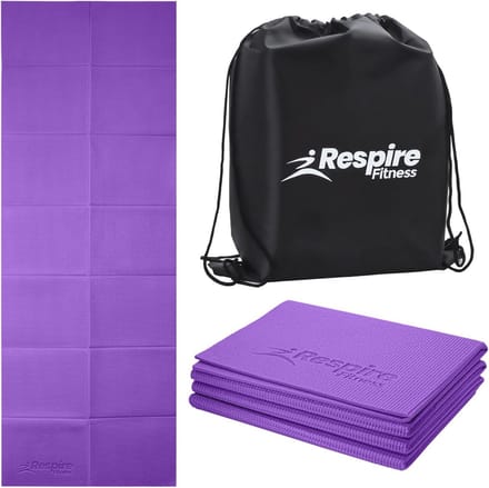 Opvouwbare yogamat - Antislip, Draagbaar en Comfortabel voor Training en Pilates