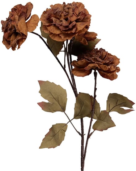 Clayre & Eef Kunstbloem 8x10x90 cm Oranje Kunststof