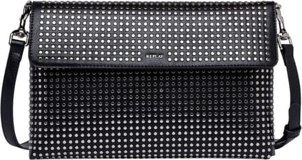 REPLAY Koppeling Schoudertas Clutch Black Zwart