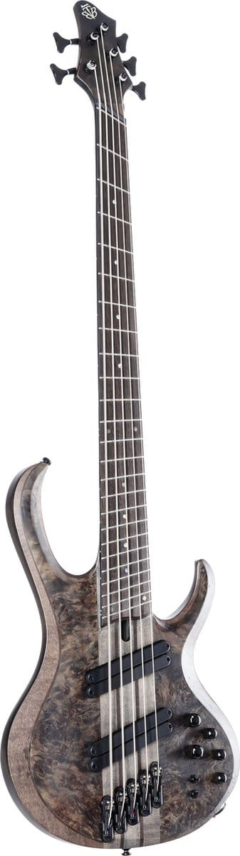 Ibanez Bass Workshop BTB805MS-TGF Transparent Gray Flat - Elektrische basgitaar