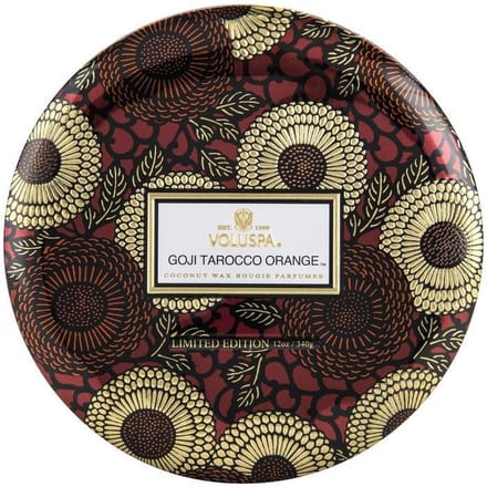 Voluspa 3 Wick - Geurkaars - 340gr - Goji Tarocco Orange