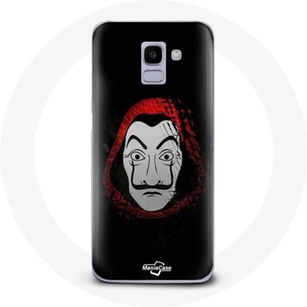 Coque - La casa de papel - Samsung Galaxy A8 2018 - Souple - Noir - Protection
