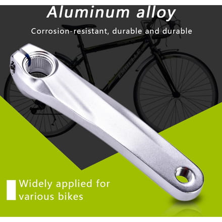 Aluminiumlegering Fiets Fiets Linker Crankarm voor 590 610 SLX XT XTR Crankstel Silver zilver