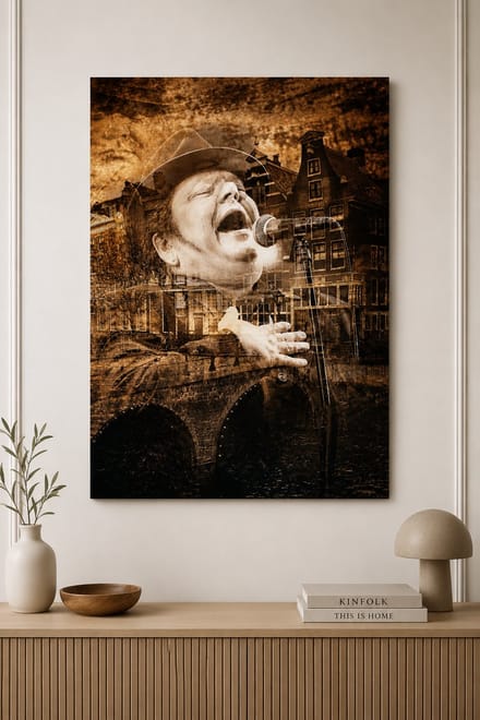 Andre Hazes Plexiglas schilderij 90x60cm