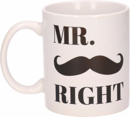 Mr Right mok / beker 300 ml