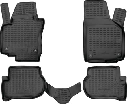 Walser Rubberen Voetmatten XTR geschikt voor VW Golf Plus 2004 - 2013