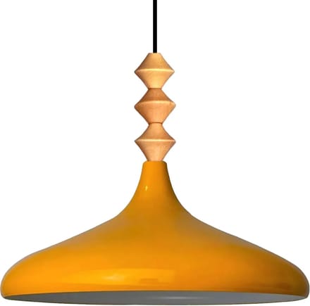 Bamyum Hanglamp E27 Metaal Geel Moderne Lamp
