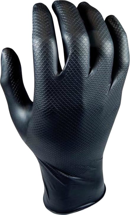 M-Safe Nitril Grippaz handschoenen 246BK - Zwart - Maat L