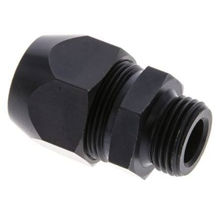 20x13mm & G1/2'' Aluminium Rechte Knelfitting Buitendraad 10bar Kunststof en Polyamide