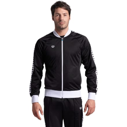 Arena M Relax Iv Team Jacket Black-white-black Taglia: M | Bomber Outlet | Uomo | Nero