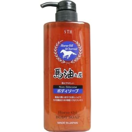 STH - Horse Oil & Charcoal Body Soap 600ml