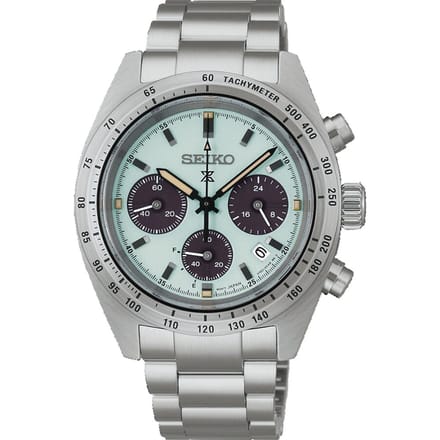 Seiko Land SSC965P1 Prospex Speedtimer ‘Youngtimer’ Mint green Horloge
