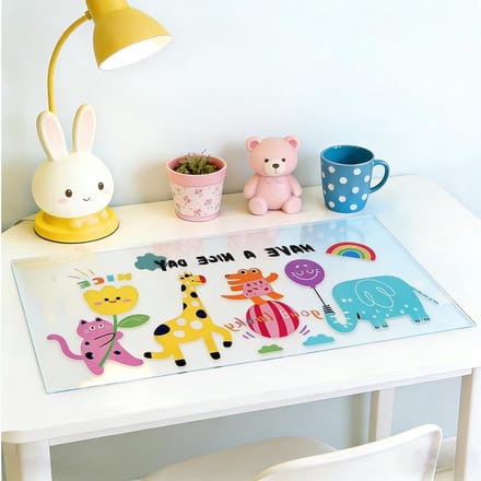 Transparante Bureau Mat 60 x 60 cm - Ideaal voor Bescherming, Stijl en Functionaliteit