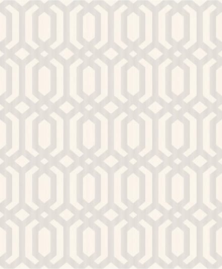 Myriad Kerala Trellis wit/zilver MY3303