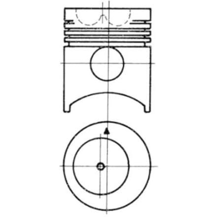 Zuiger KOLBENSCHMIDT 91005700