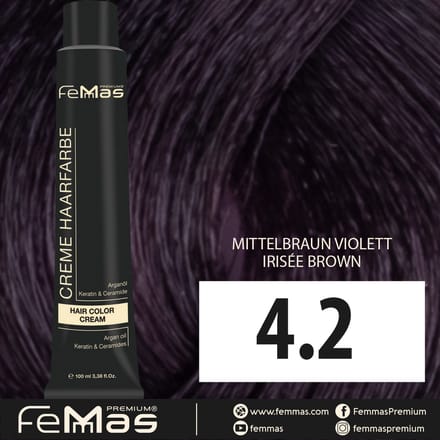 Femmas (4.2) - Haarverf - Violet Middenbruin - 100ml