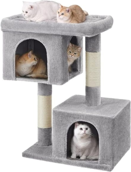 Hoppa! - Kattenboom - XL - Lichtgrijs