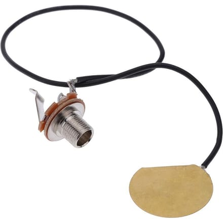 Akoestische gitaartransducer voorgemonteerde versterker Piezo-jack-pickupaccessoire gray