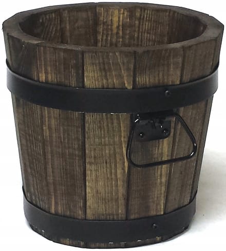 Vuren pot 28xH26 k. rozenhout