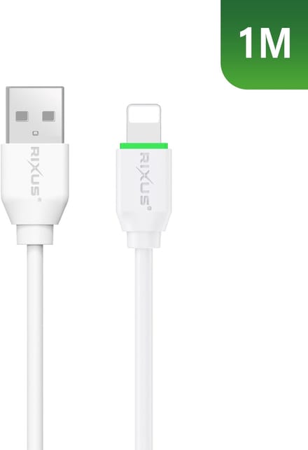 Rixus RXU81A Boost Data Cable Lightning 1m White