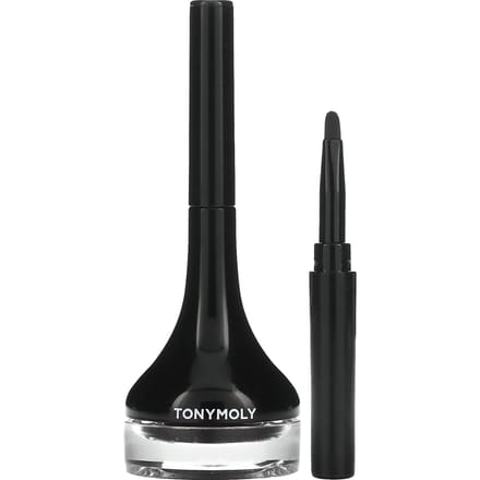 TonyMoly, bag gel eyeliner, 01 black, 4g black