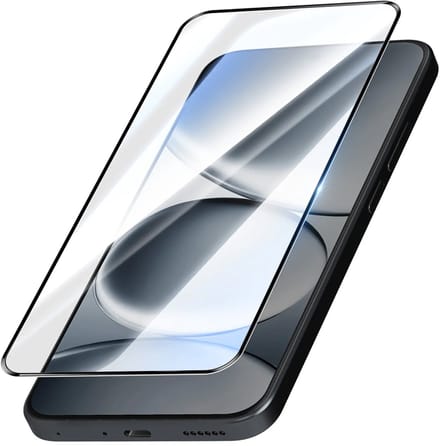 Bigben Connected, Screenprotector geschikt voor Xiaomi Redmi Note 15 Pro Plus 5G - 3D 9H Tempered Glass, Transparant